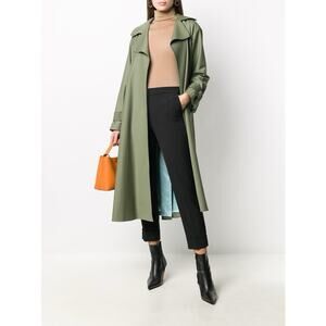 pt01 andrea pants Black Cuffed Cropped IT 44 US 8